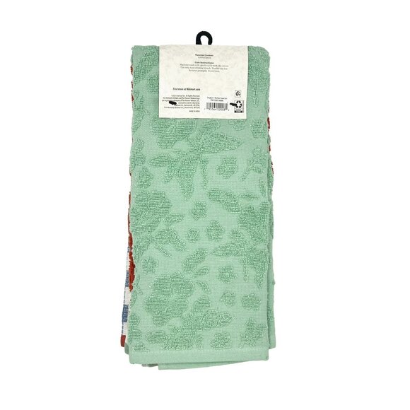 Pioneer Woman Gingham Woven Kitchen Towels 4pc Set Green Blue Brown 18"x28" New - Picture 4 of 7